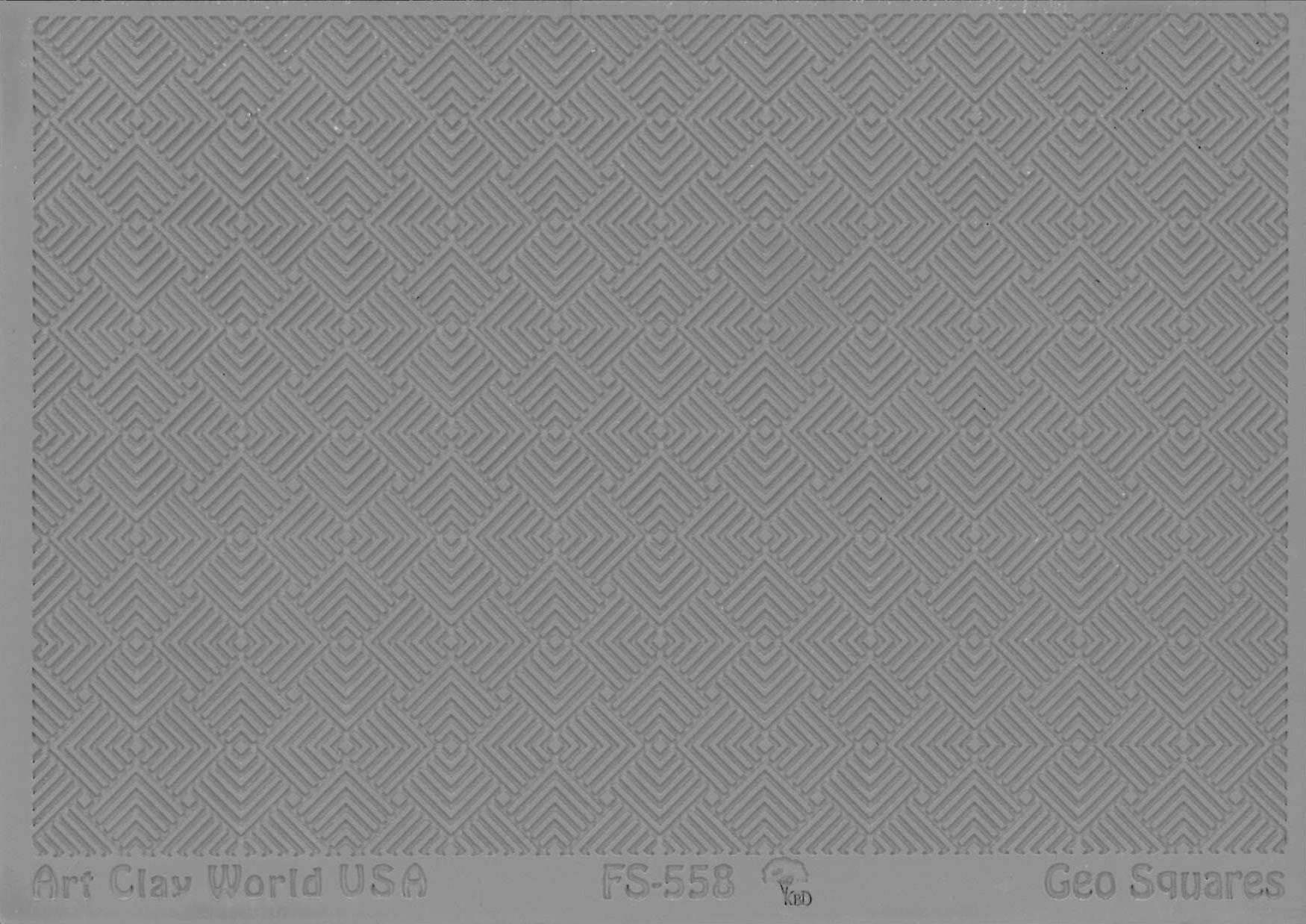 FlexiStamps Texture Sheets Geo Squares Design - 1 Pc.