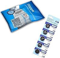 Vista 2 de HQRP Paquete de 10 pilas de litio CR2032 de 3 voltios CR2O32 CR2032L