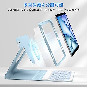 RYO　Goojodoq ワイヤレスキーボードケース A1890 Amazon.com: GOOJODOQ Magnetic Keyboard Case for iPad Air 13