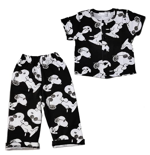 Bold N Elegant Baby Boys & Baby Girls Cotton Cartoon T-Shirt and Pyjama Set Pack of 1