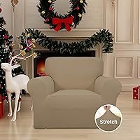 Vista 577 de Easy-Going - Funda elástica para sofá, 1 pieza, protector de muebles, suave, con parte inferior elástica, para niños, tela de jacquard de poliéster