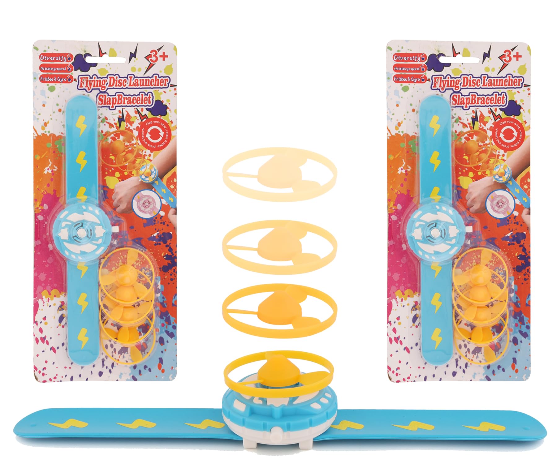 Asera Flying Disc Launcher Slap Band for Kids (Flying Disc Slap Band Wristband 2 Pcs) (B0D55VNG6D) Amazon Price History, Amazon Price Tracker