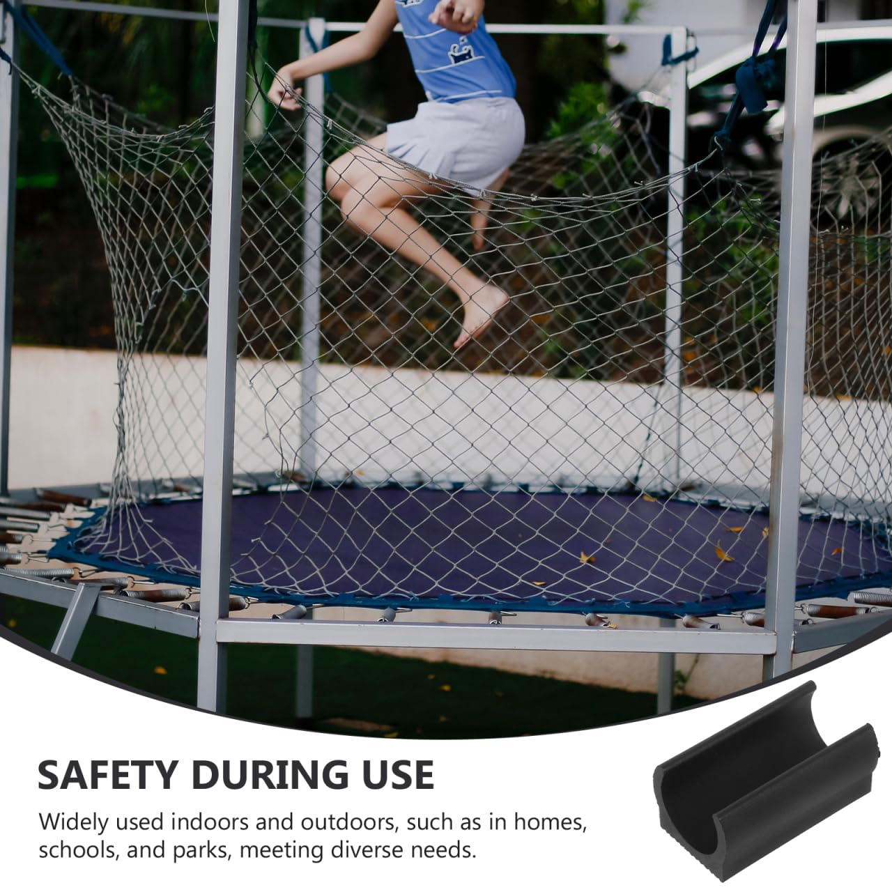 BESPORTBLE Bar Stool Floor Protector Non Slip Pads Leg Protectors Indoor Trampoline Rectangular 20pcs Anti Mat for Chairs Furniture Chair Ring Pad U Shaped Caps Feet Foot Glides - Image 2