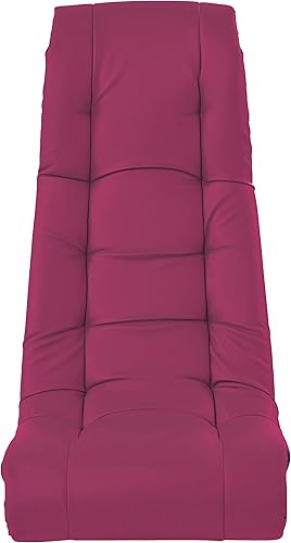 Miniatura 7 de Factory Direct Partners Mecedora de suelo suave copetuda, silla acolchada para niños, adolescentes y adultos, ideal para leer, jugar, meditar,