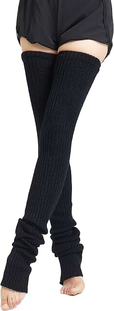 Henwarry Extra-Long Over-the-Knee Leg Warmers