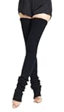 27 or 34 Inch Length Leg Warmers Knit Over the Knee Extra Long Winter Soft Thick Thigh High Footless Socks for Women