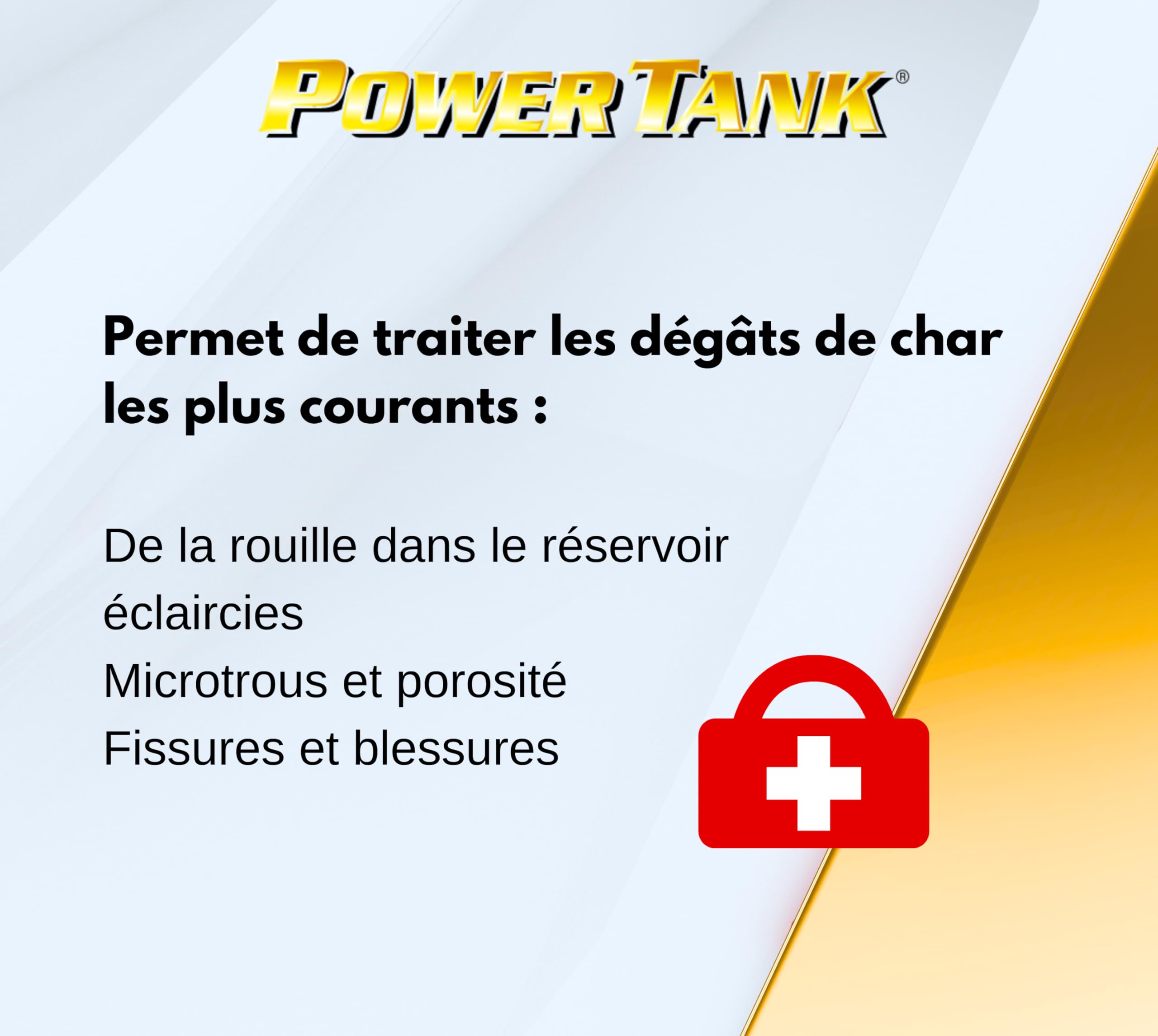 Power Tank - Innovatieve tankbehandeling - Voor het repareren, regenereren en beschermen van tanks - (Small Red Kit 350 gr) - Automobiel, Motorfiets, Scooter, Vintage en Vespa, Keramiek