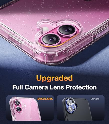 Miniatura 481 de Diaclara - Funda diseñada para iPhone 14 Pro Max, resistente, de cuerpo completo, con protector de pantalla sensible al tacto y antiarañazos + Blanco