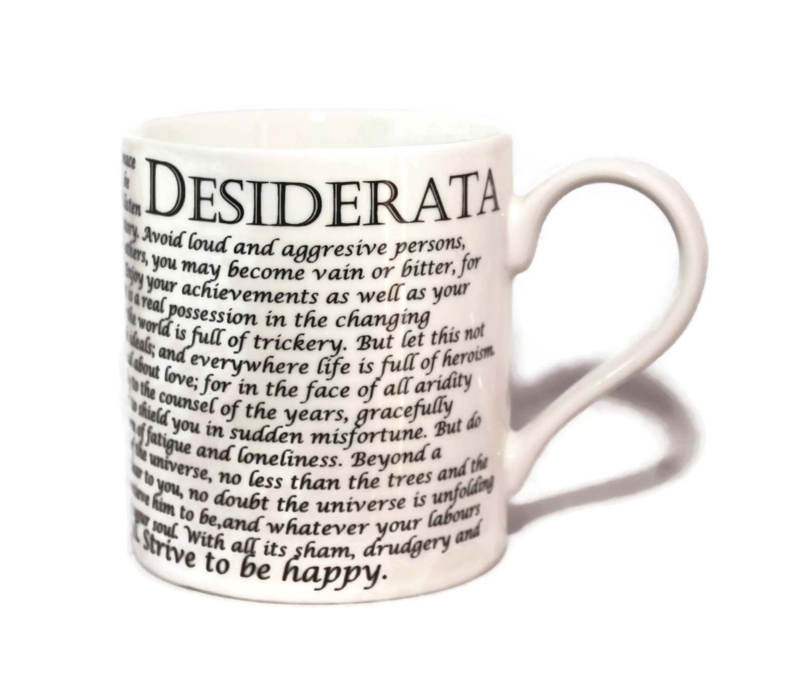 Max Ehrmann Desiderata Fine China Mug