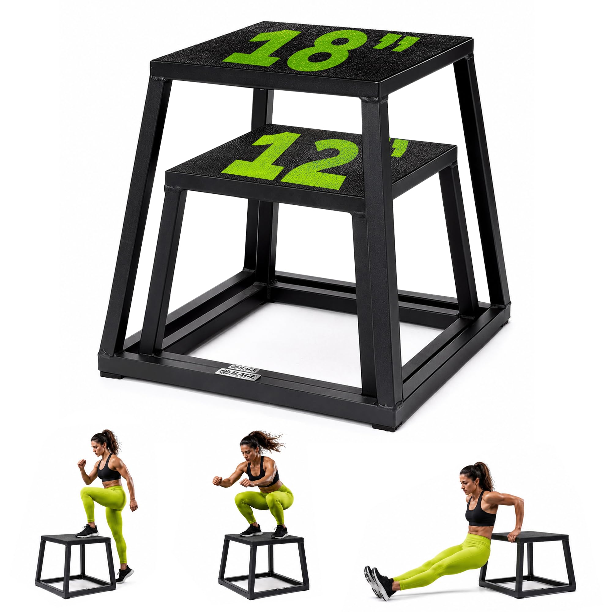 Rage Fitness Steel Plyo Box