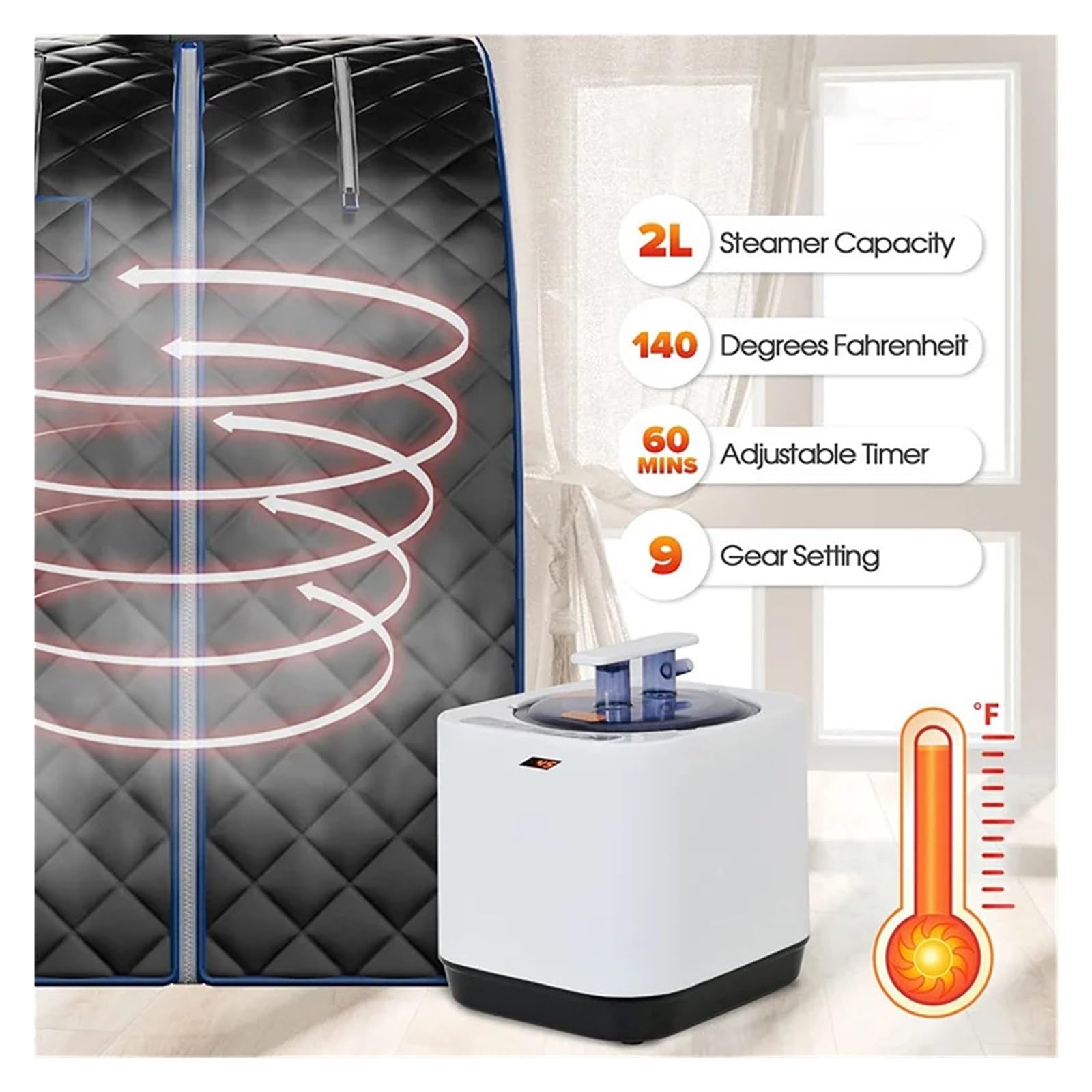 Pentola A Vapore For Sauna Generatore Di Da 2 Litri A For In Acciaio Inossidabile Con A Telecomandata For