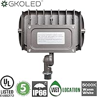Vista 4 de LED FLOOD LIGHTS SERIES reflectores LED, GKOFD30W27V50KBDB77, 30.00watts, 120.00 volts