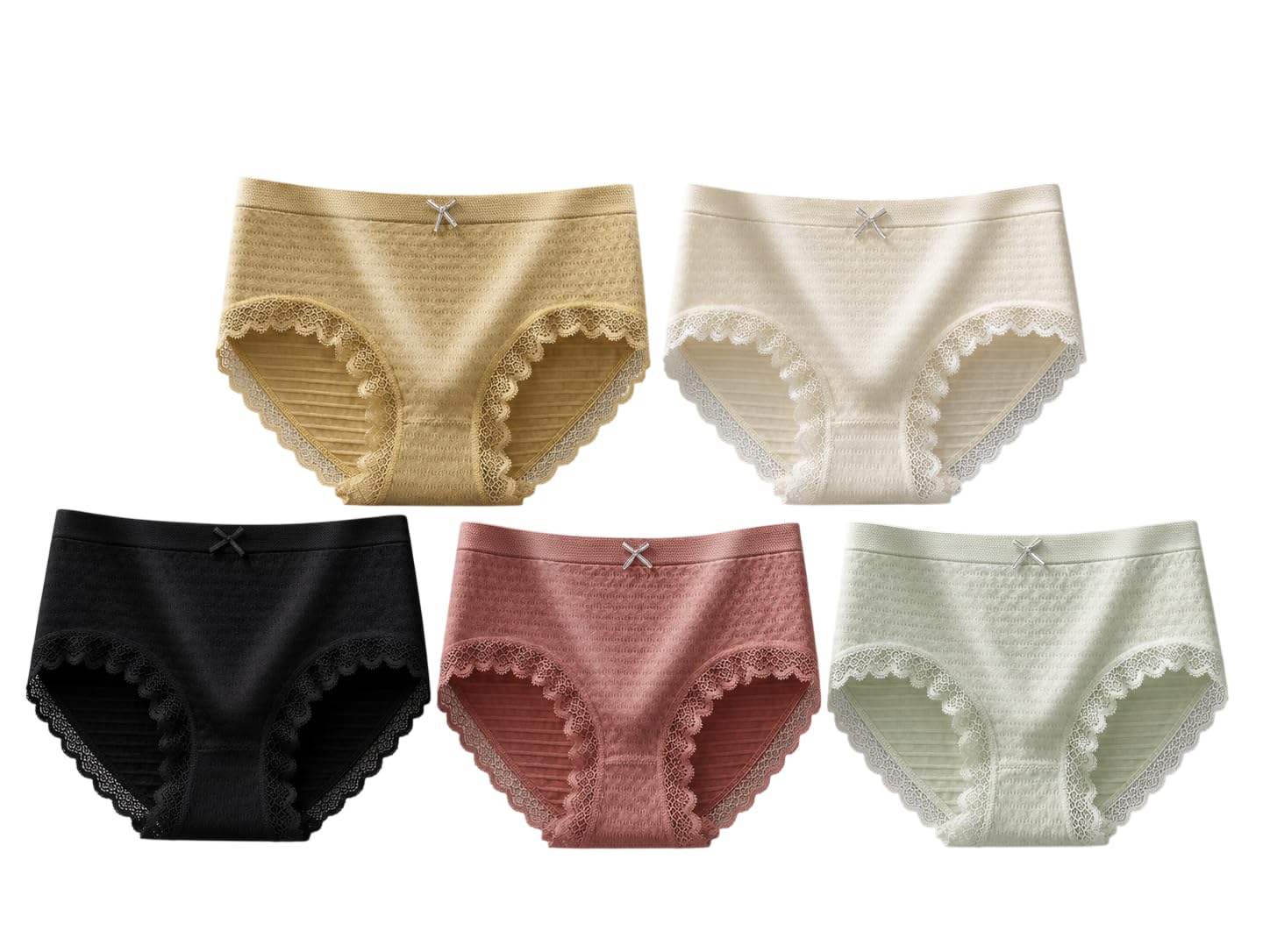 Women's Cotton Underwear, Hi-Leg Soft Briefs Full Coverage Ladies Breathable Panties, Womens Brief Cotton Underwear, Women's Panties, Multicolour-image-27