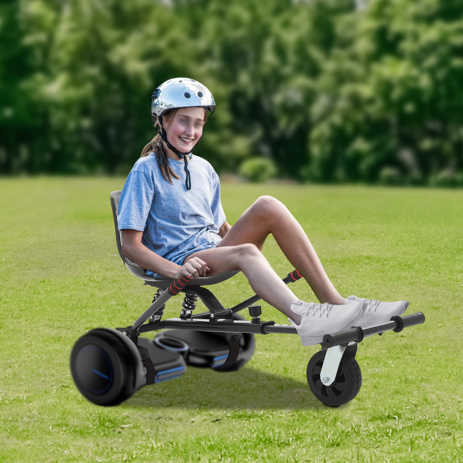 Siège Hoverboard pour scooter d'équilibre de 6,5 à 10 pouces, hoverboard avec siège pour enfants et adultes, trottinette Drift avec longueur réglable, Gokart électrique & Go Cart, accessoire de kart