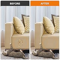 Vista 4 de Cahomo - Parches autoadhesivos de reparación de cuero, 8 x 11 pulgadas - Cinta de reparación de cuero para sofás, kit de reparación de cuero