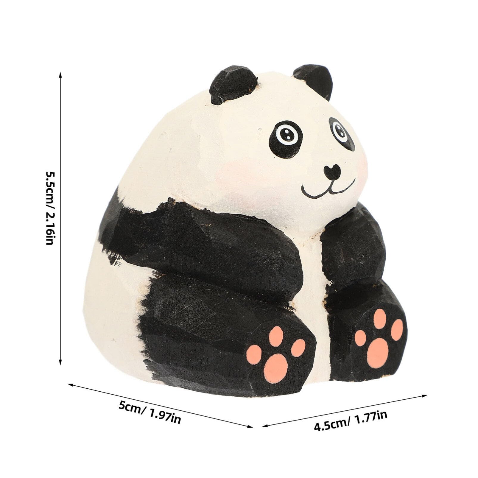Amazon.co.jp: ABOOFAN 木 パンダ 置物、 木製 彫刻 パンダ 像 中国