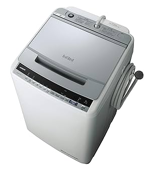 Amazon.co.jp: 日立 全自動洗濯機 9kg シルバー ビート