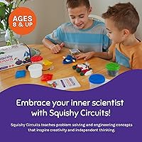 Vista 5 de Squishy Circuits Kit estándar – Explora circuitos eléctricos con masa de juego – Kits de ciencia STEM para niños de 8 a 12 años – Diversión