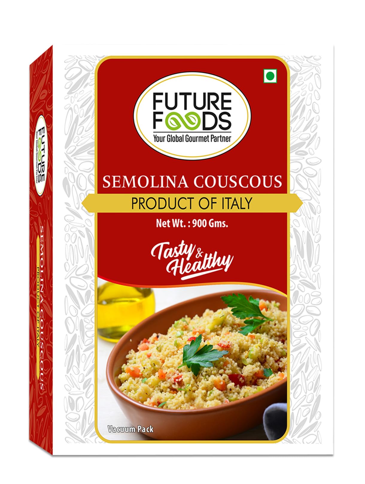 Future Foods Semolina Couscous | Mild and Neutral Taste | Light and Fluffy Texture | Good Fiber Source | With Multiple Health Benefits | Helps Lower Cholesterol | 900g (B09SQ5WGT7) Amazon Price History, Amazon Price Tracker