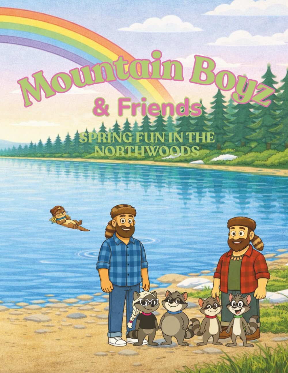 Mountain Boyz Coloring Book: Spring Fun - Volume 1 (Mountain Boyz Coloring Book Collection)