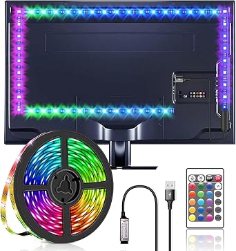 LED Lights for TV, USB LED Strip Lights with Remote3 Meters [Energy Class A]