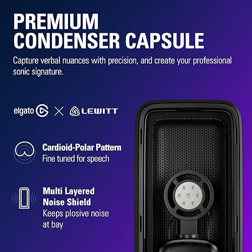 Miniatura 7 de Elgato Stream Deck - Controlador de creación de contenido en vivo y onda 3 blancos - Micrófono condensador USB de calidad de estudio prémium para