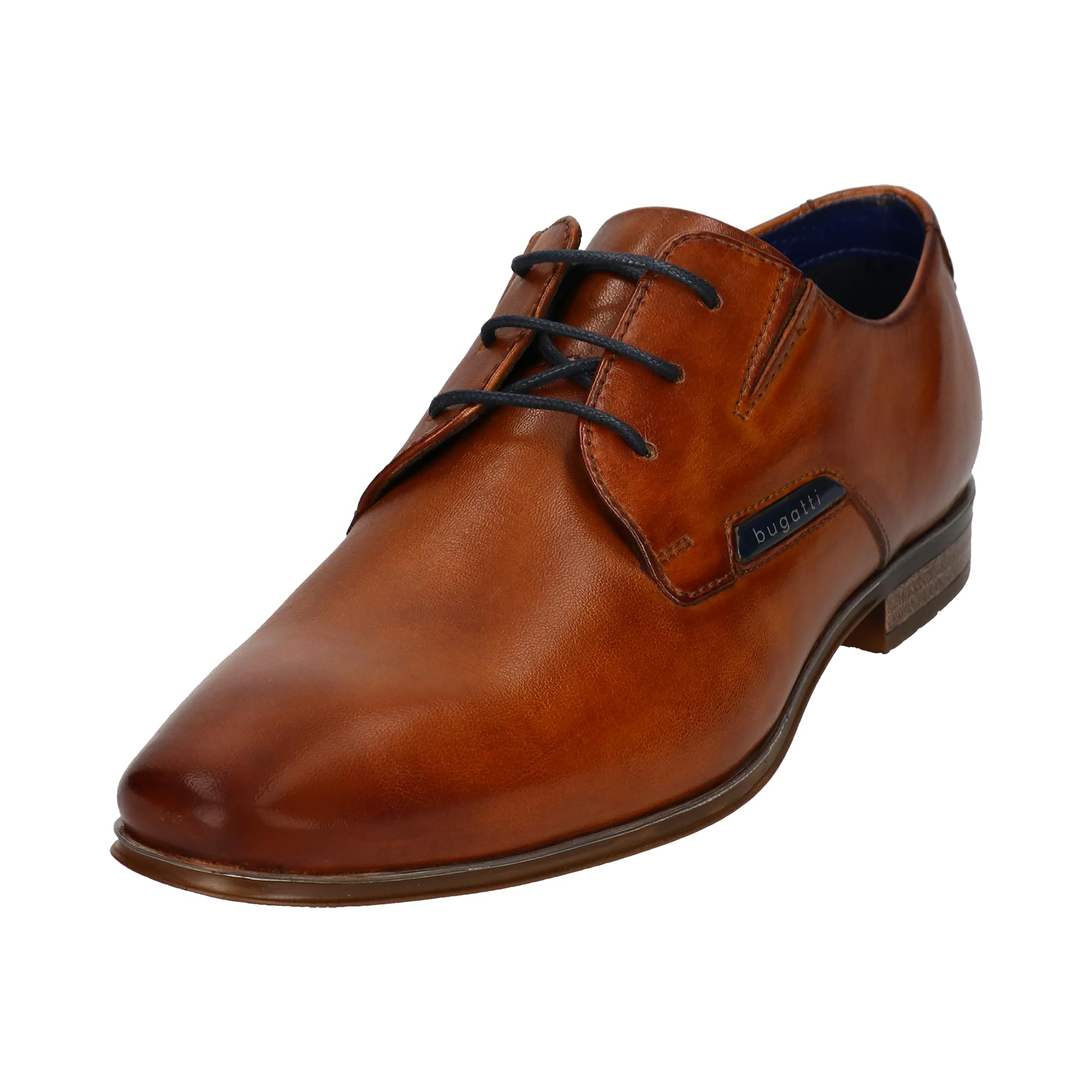 Bugatti Herren Business Halbschuh aus Hochwertigem Leder, Derby im Minimalistischen DesignSchnürer
