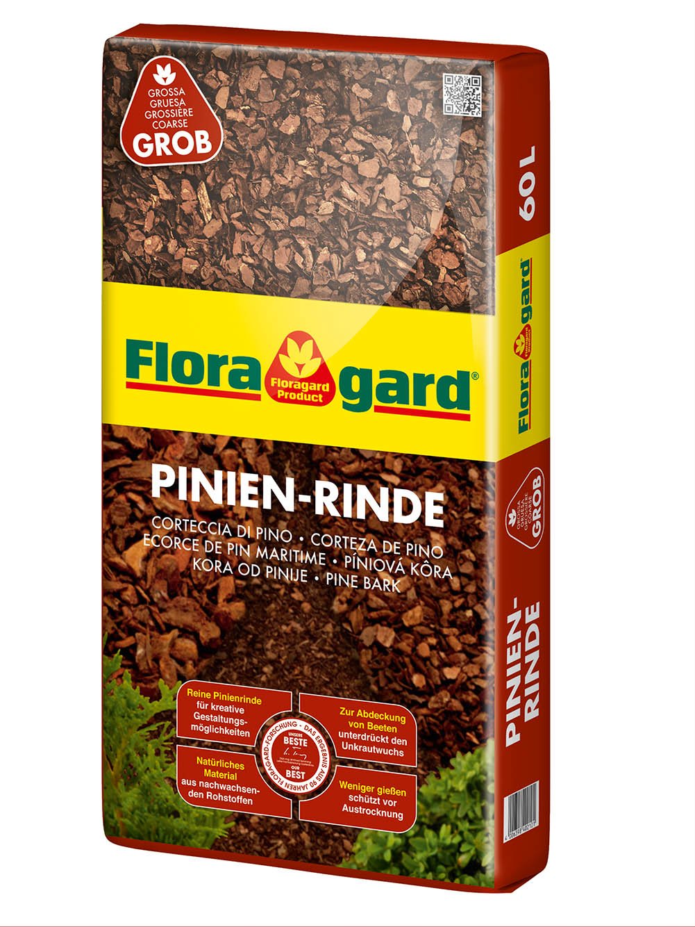 Floragard Mulching Pins écorce 25–40 mm 60 l, 114882