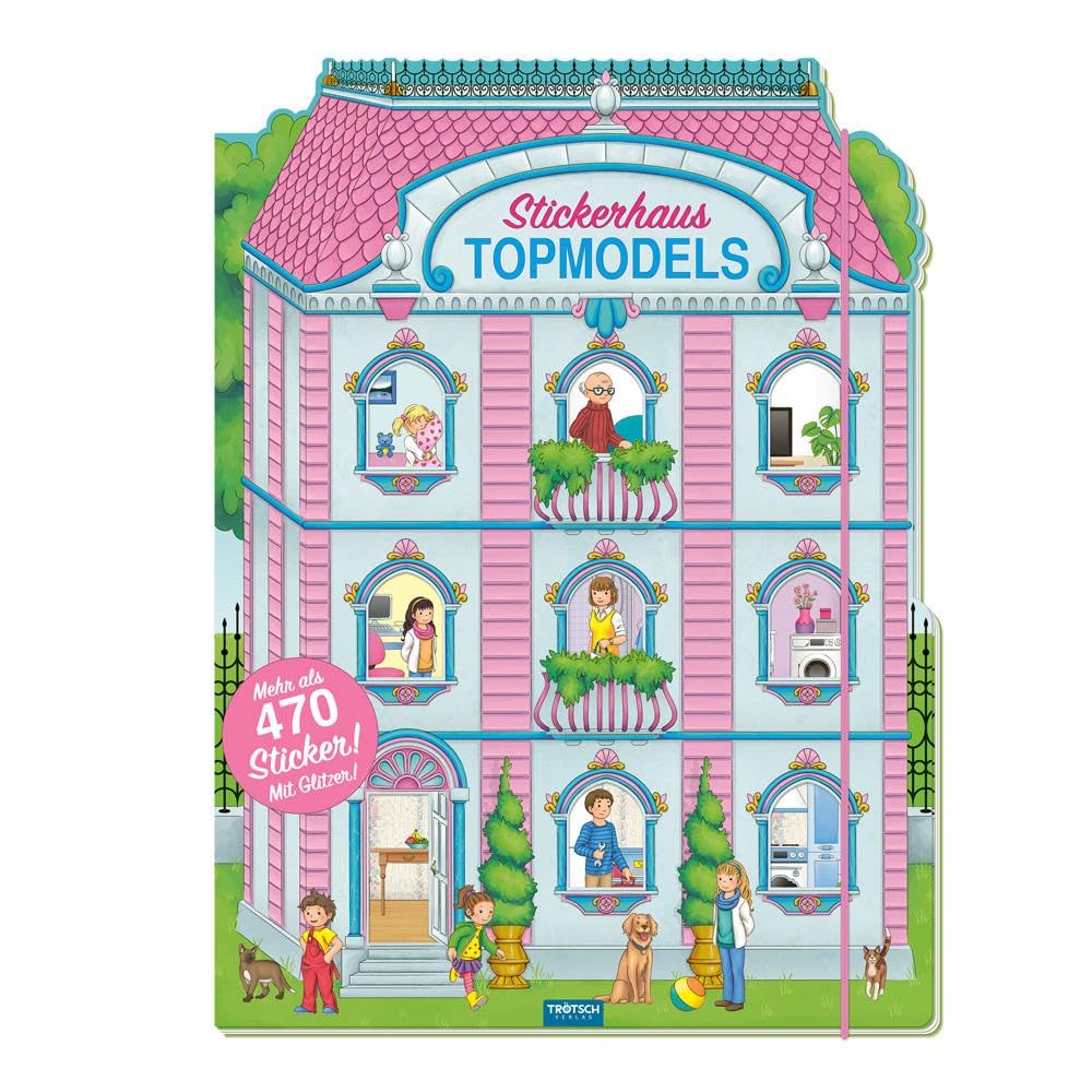 Trötsch Stickerbuch Mein glitzerndes Stickerhaus: Stickerbuch Beschäftigungbuch