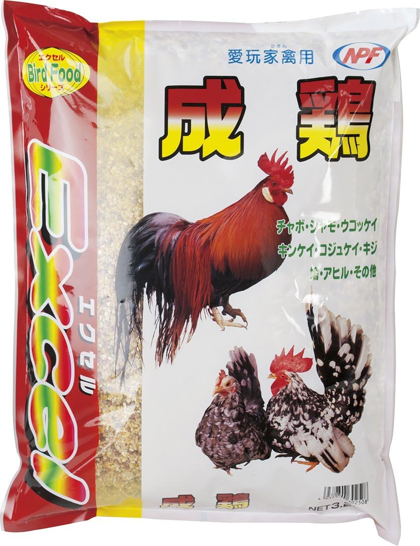 ナチュラルペットフーズ エクセル 成鶏 3 2kg 餌