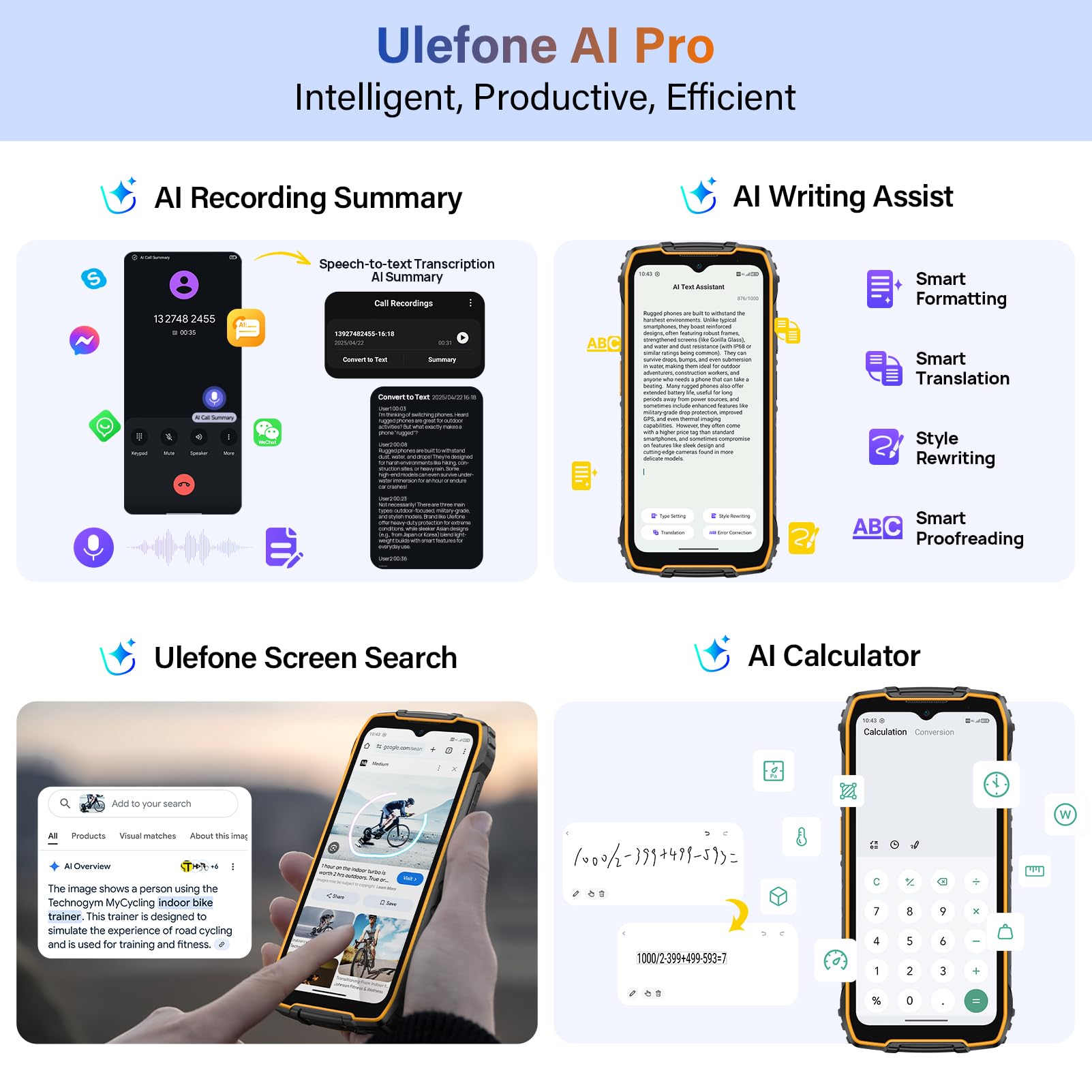 Ulefone RugKing 4 Pro Movil Resistente, Android 15 AI Smartphone 10200mAh 16GB+256GB/SD-2TB 6,56” 120Hz Teléfono, Octa-Core Cámara 48MP+8MP, 120LM Super Torch/3-Slots/IP68/IP69K/OTG/NFC/GPS Naranja