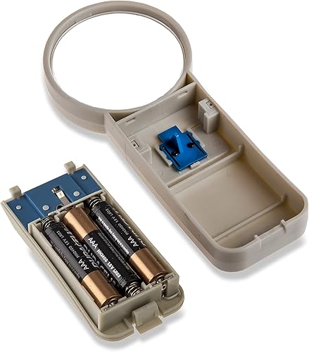 Miniatura 4 de Carson 5 lupas asféricas de mano de 25 pulgadas con iluminación LED iluminada SV-50