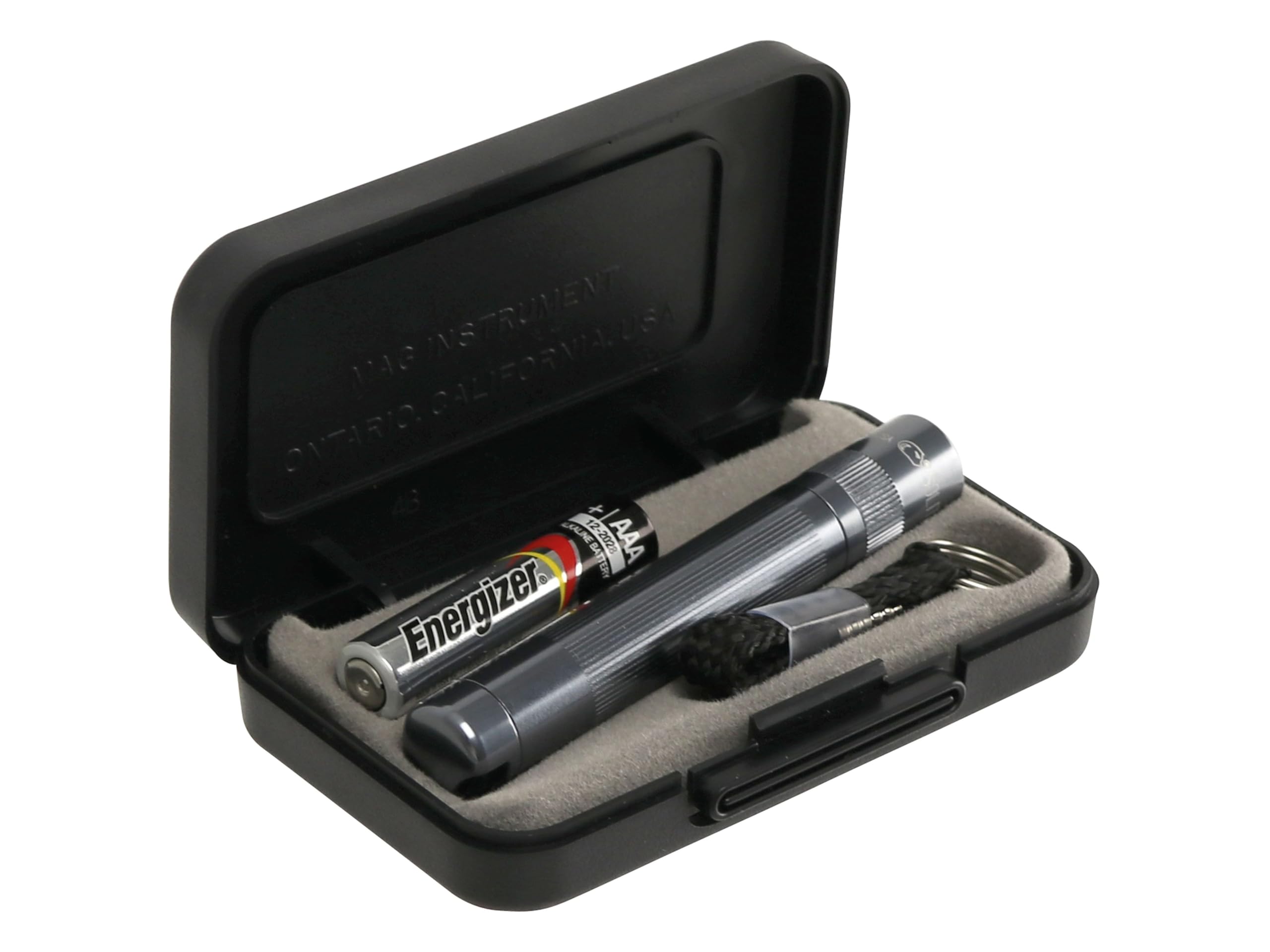 Mag-Lite Solitaire Incandescent 1-Cell Flashlight in Presentation Box, Titan Grey