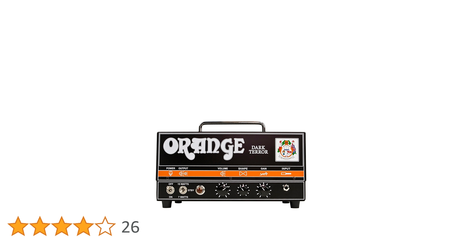 Amazon | ORANGE Dark Terror 15W Guitar Amp Head, Class A