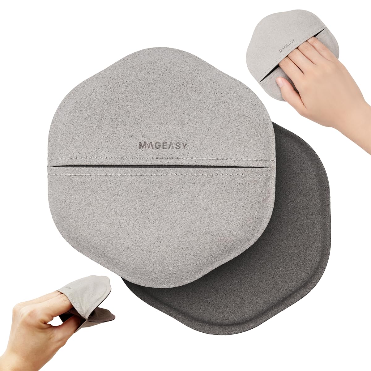 MAGEASY Microfiber Cleaning Cloth for Electronics iPhone iPad MacBook Car Screen Cleaner Keyboards Eye Glasses Camera Lens Wipes