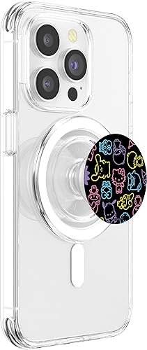 Miniatura 3 de Sanrio Neon Friends PopSockets PopGrip agarre intercambiable para teléfonos y tabletas PopSockets MagSafe PopGrip para iPhone