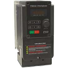 Teco Westinghouse Variable Frequency Drive E510-210-H3-U 230V AC 3 phase, 10HP, 35AMP VFD NEMA 1 for Controls Motor Speed