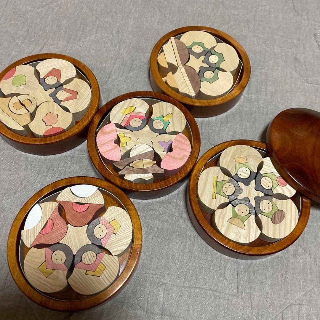 小黒三郎 組み木雛人形 五段飾り 雛人形 5段飾り