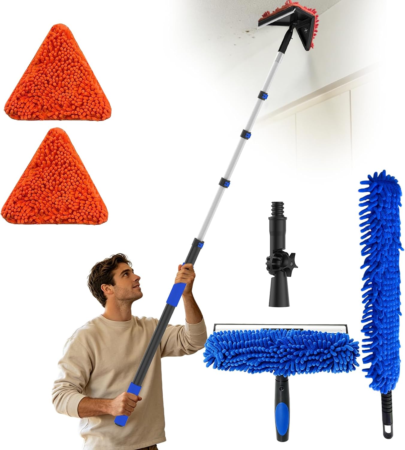 AgiiMan 10FT Reach Duster Cleaner Kit