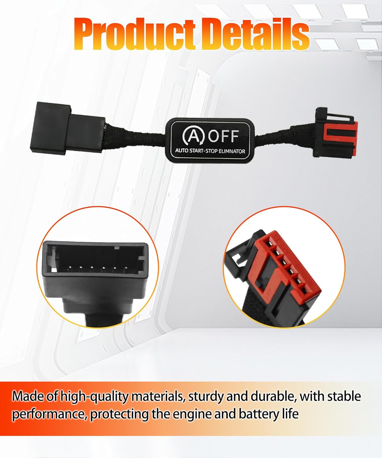 Auto Idle Stop Start Eliminator Disable Compatible with 2025 Ford F150 Disable Auto Start Stop Permanently - Plug Play Error Free Bypass