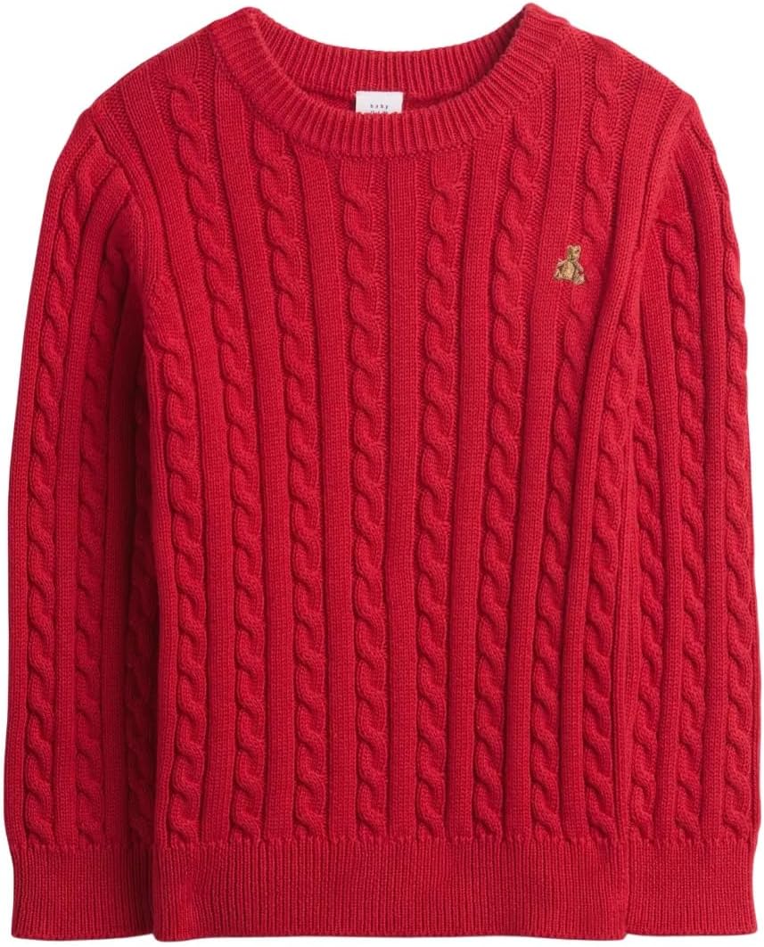 Gap Baby Boys' Cable Crewneck Sweater