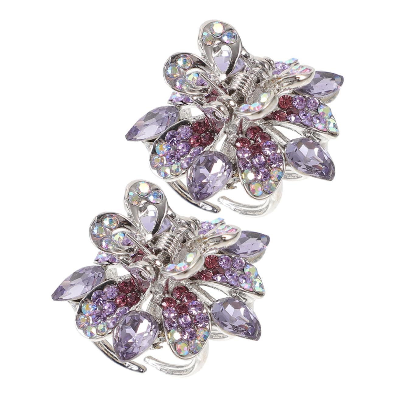 Didiseaon 10 Piezas pinza de diamante hair clips horquillas moño pinza de pelo flequillo pinzas de cabello accesorios para el cabello para niños pinzas para el pelo mini sombrerería Arrojar