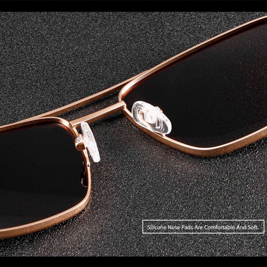 Occhiali da sole da esterno da uomo, polarizzati UV400, con montatura in metallo, occhiali da guida da donna