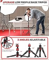 Vista 38 de IFOOTAGE 71 "fibra de carbono cámara monopod profesional telescópica video monopods base trípode compatibilidad cámaras réflex cámaras videocámaras