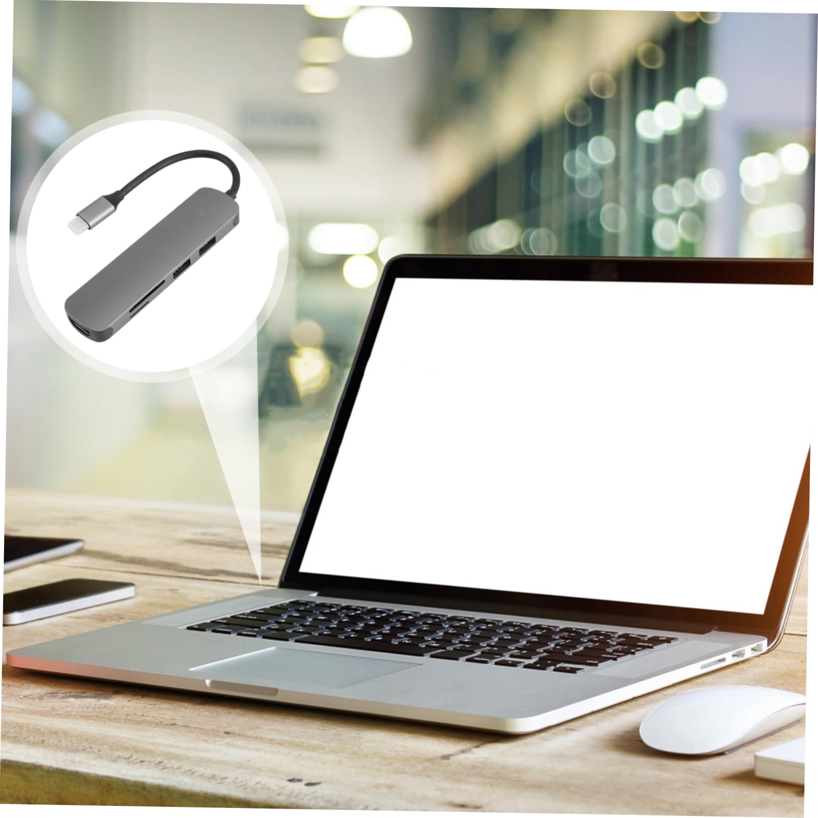 UKCOCO 2 Pezzi Hub Usb 3.0 Hub Dati A 4 Porte Per Laptop Telefono Hub Multifunzione Portatile Adattatori Di Hub Usb Ad Alta Velocità Otg