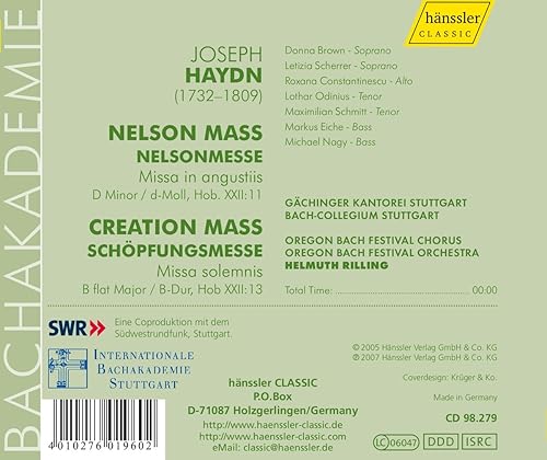 Miniatura 2 de Haydn Lord Nelson Mass Creation Mass