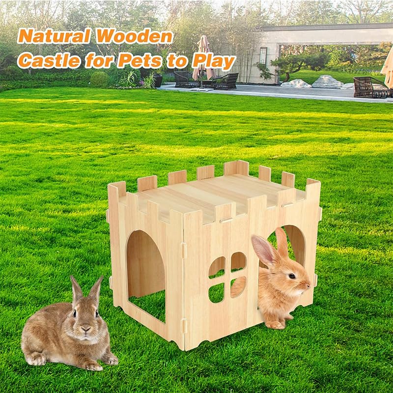AzulLanse Rabbit Wooden House - Image 4
