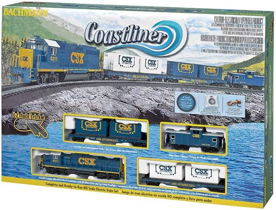Bachmann Trains Coastliner Ready to Run Electric Train Set