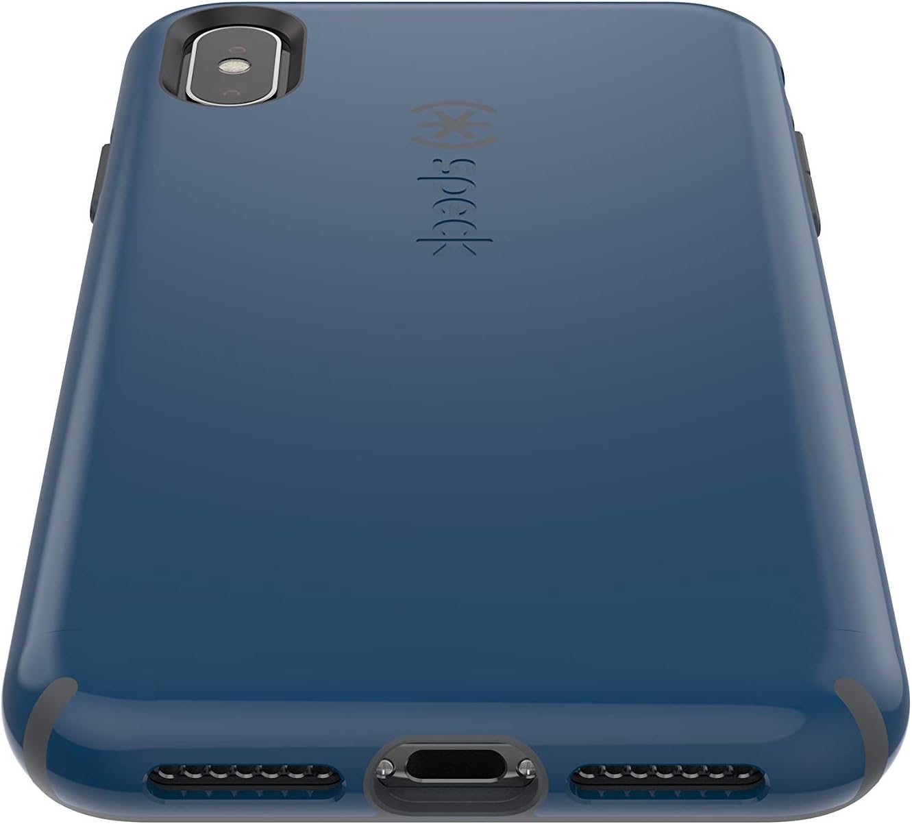 Speck Products CandyShell iPhone XS Max Case, Deep Sea Blue/Slate Grey