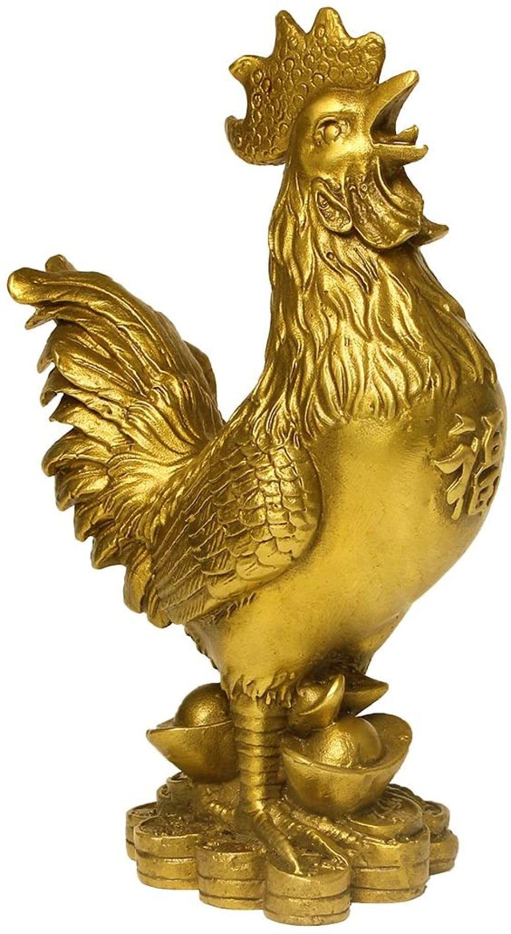 Statue Taureau Feng Shui laiton NaoSIn-Ni figurine décoration richesse or